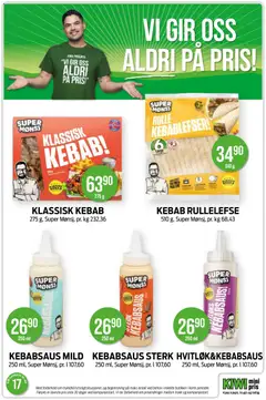 Forhåndsvisning av KLASSISK KEBAB, 275 g, Klassisk Kebab gyldig fra 20.04.2026 | Side: 4 | Produkter: Kiwi