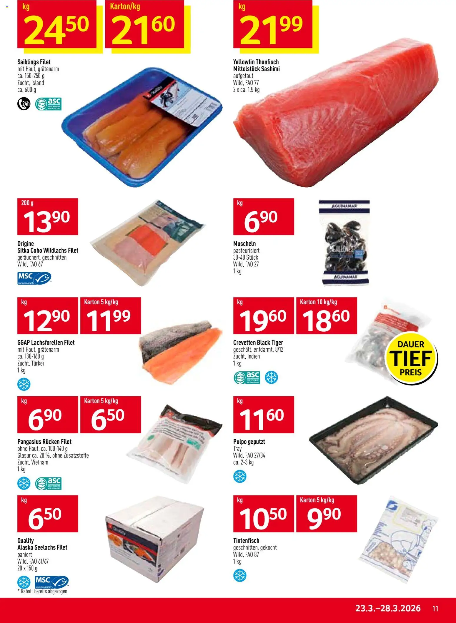 Prodega aktionen – gültig ab 23.03.2026 | Seite: 11 | Produkte: Tintenfisch