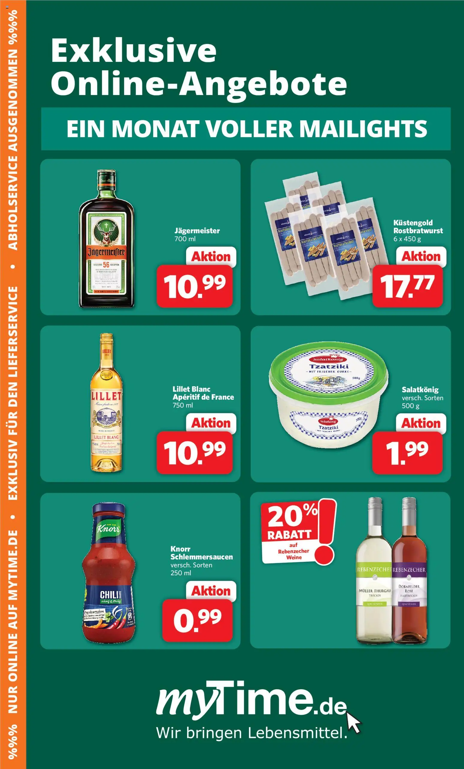 Famila Nordwest Prospekt 	 – gültig ab 27.04.2026 | Seite: 44 | Produkte: Bratwurst, Knorr, Lillet, Jägermeister