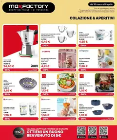 Anteprima del volantino Max Factory volantino valido a partire dal 16.03.2026 | Pagina: 15 | Prodotti: Caffè, Acqua, The, Aperitivo