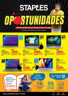 Pré-visualização Staples folheto válido de 28.07.2025