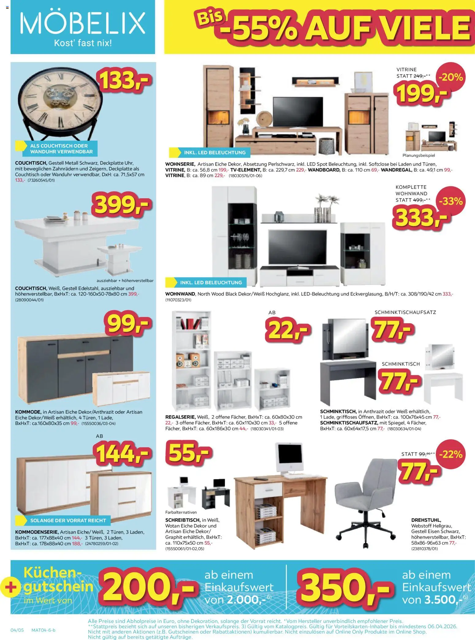 Möbelix Angebote gültig ab 31.03.2026 | Seite: 4 | Produkte: Couchtisch