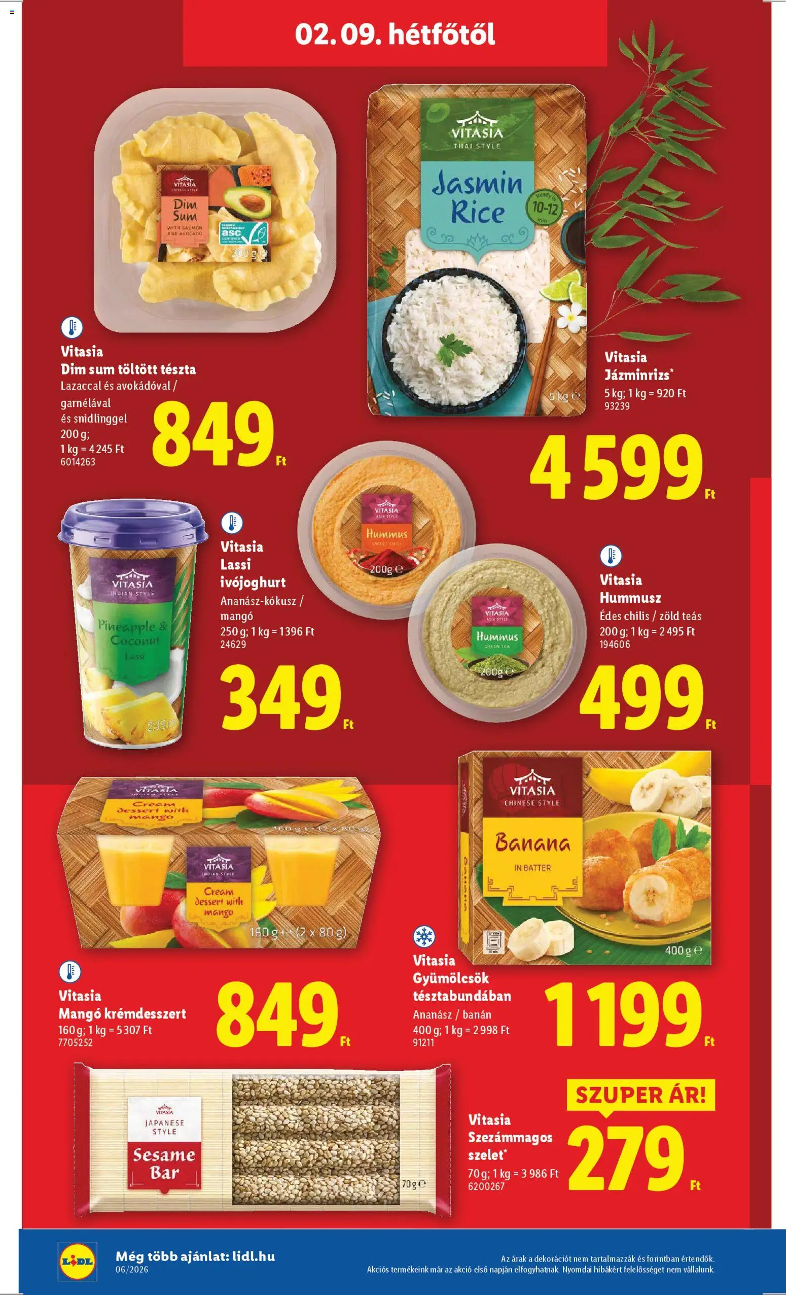 Lidl akciós ujság - amely érvényes a következő dátumtól: 05.02.2026 | Oldal: 64 | Termékek: Chili, Banán, Ananász, Mangó