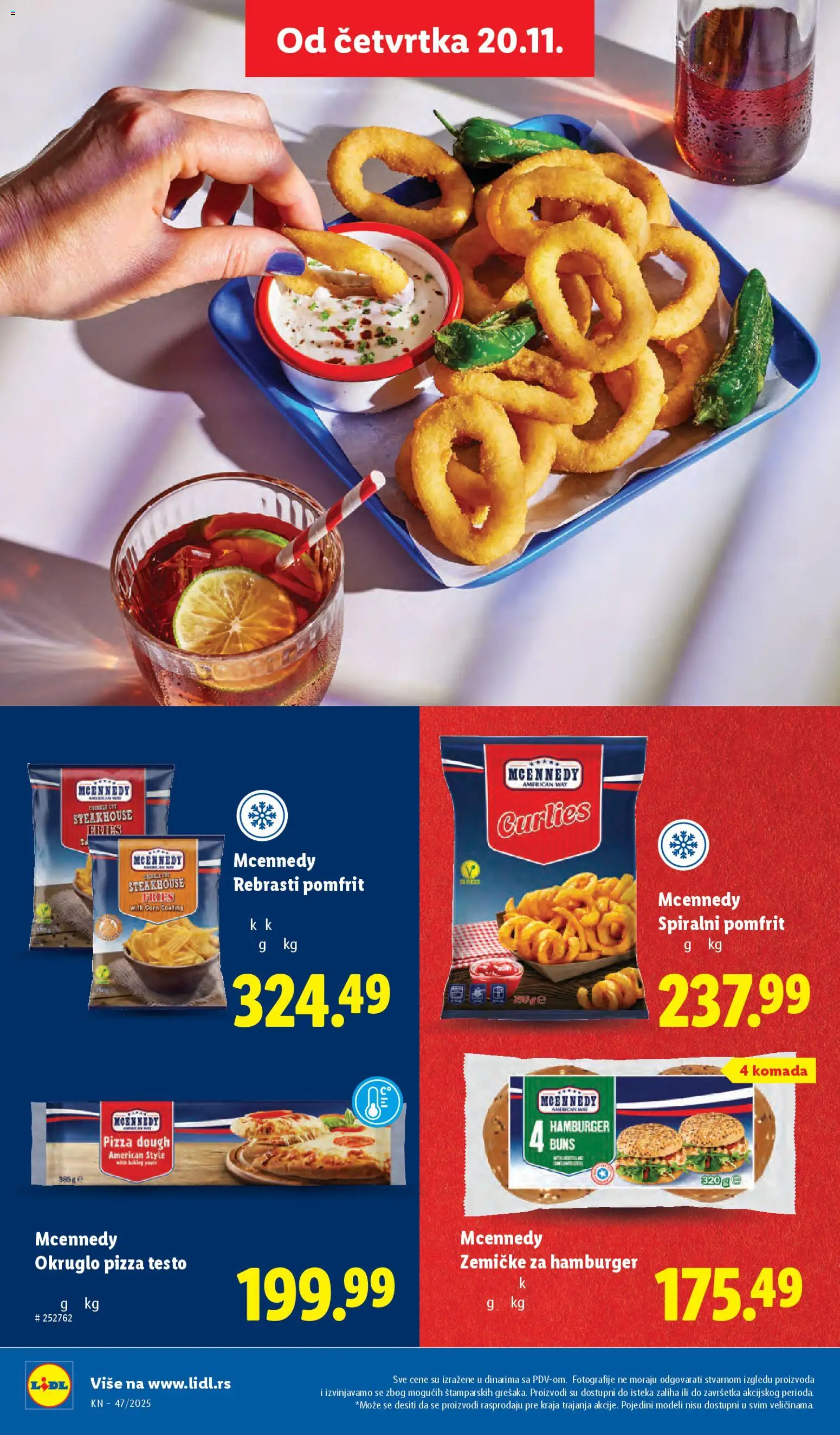 Lidl katalog - važi od 20.11.2025 | Strana: 40 | Proizvode: Pomfrit