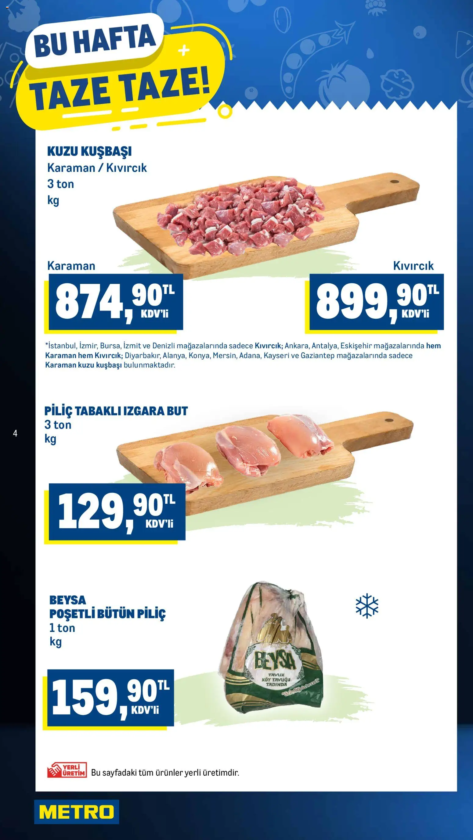 Metro Katalog - 12.11.2025 tarihinden itibaren geçerlidir | Sayfa: 4 | Ürünler: Piliç, Izgara