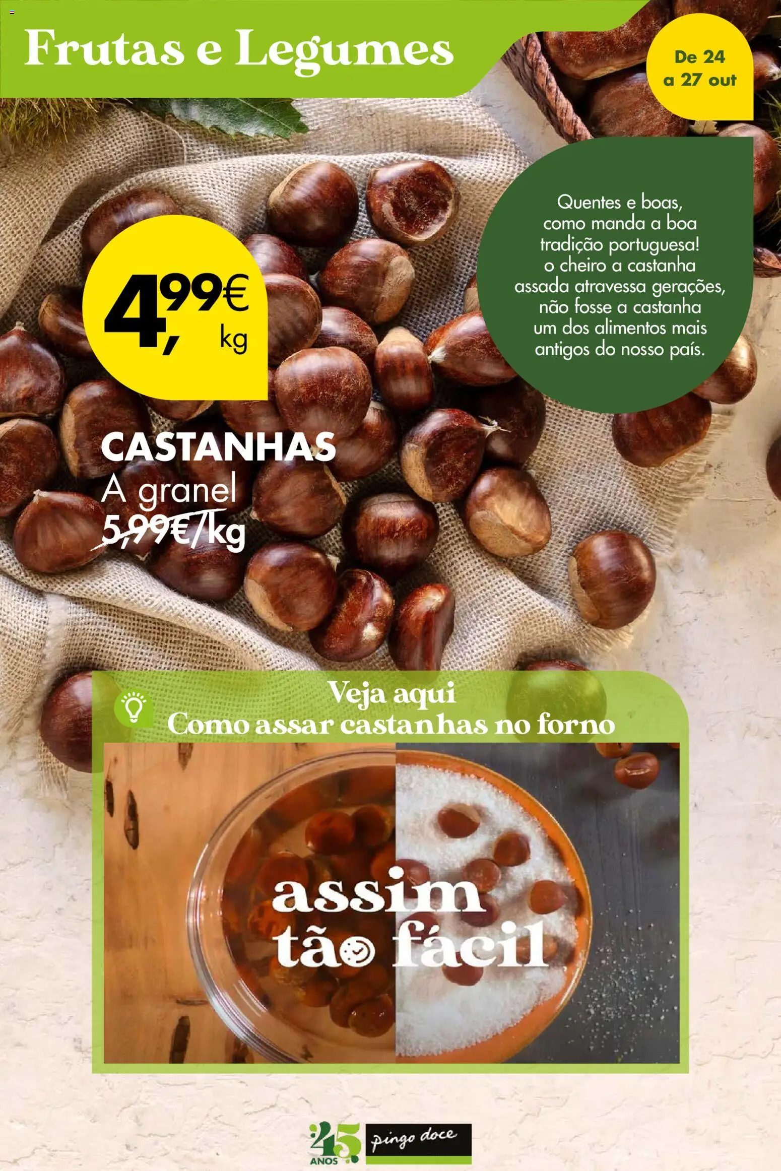 Pingo Doce Poupe este Fim de Semana │ válido de 24.10.2025 | Página: 6 | Produtos: Forno, Castanhas