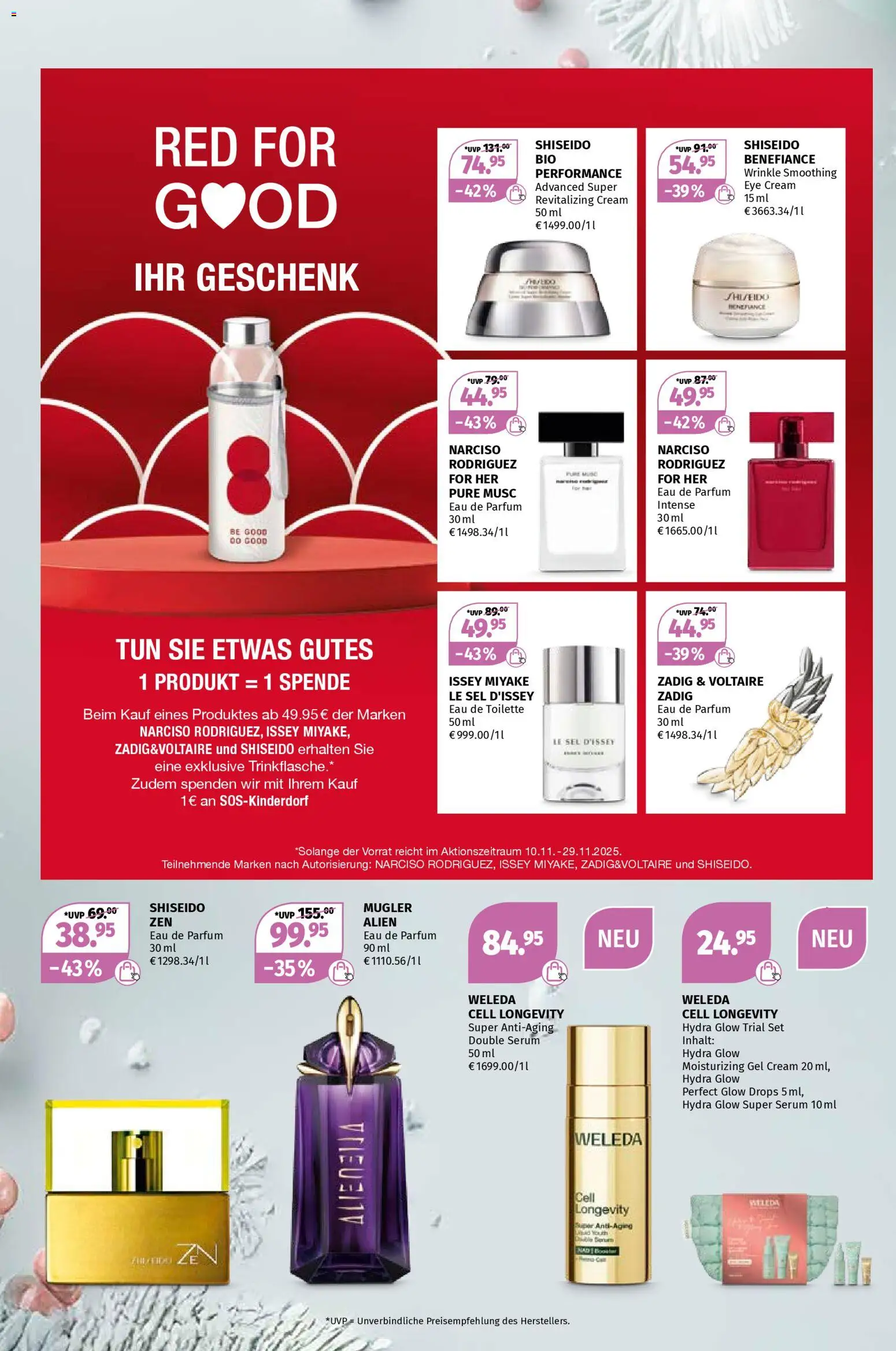 Müller Beauty Highlights – gültig ab 10.11.2025 | Seite: 12 | Produkte: Parfüm, Eau de Toilette, Eau de Parfum, Serum