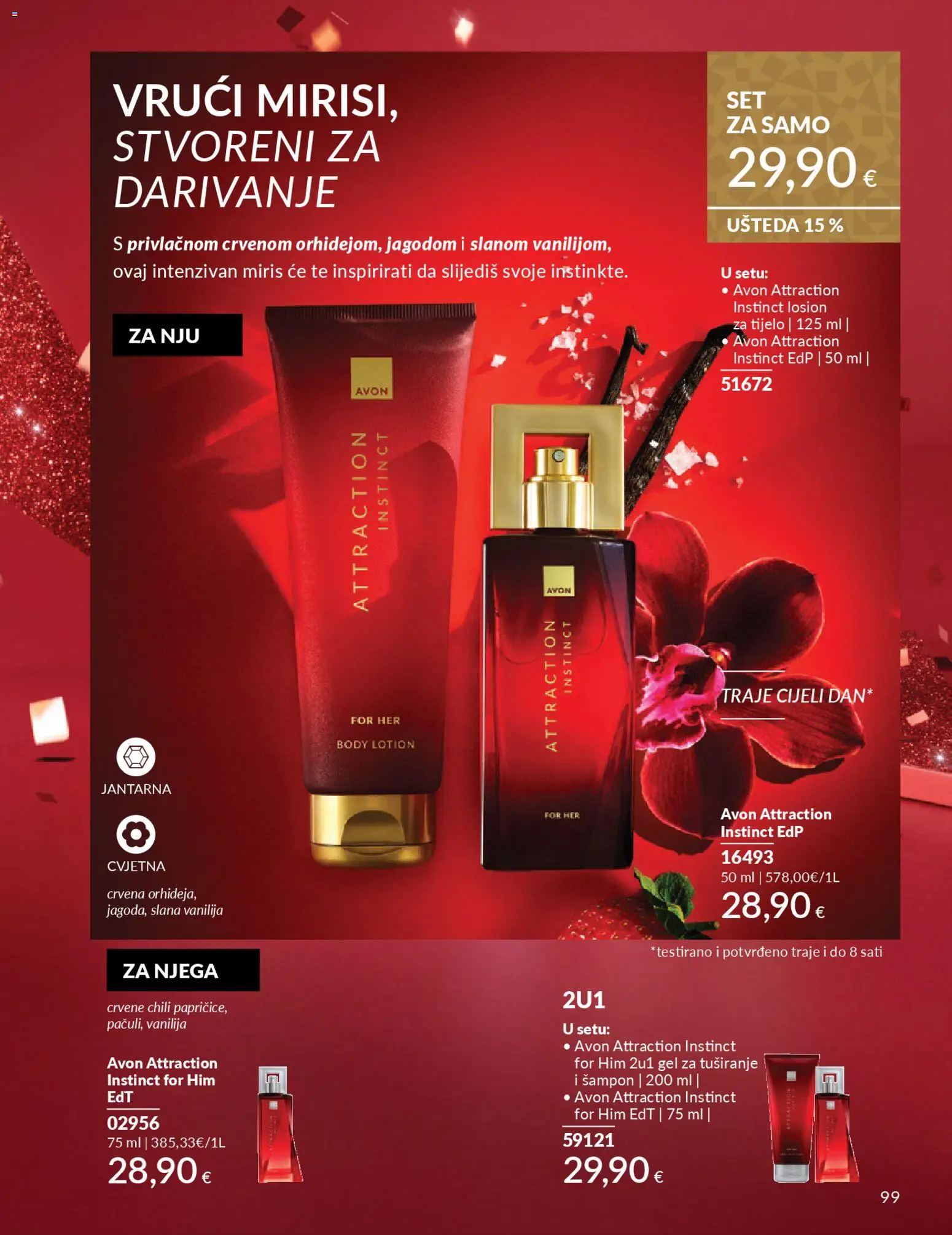 Avon katalog | vrijedi od 01.12.2025 | Stranica: 103 | Proizvodi: Miris, Šampon, Gel za tuširanje