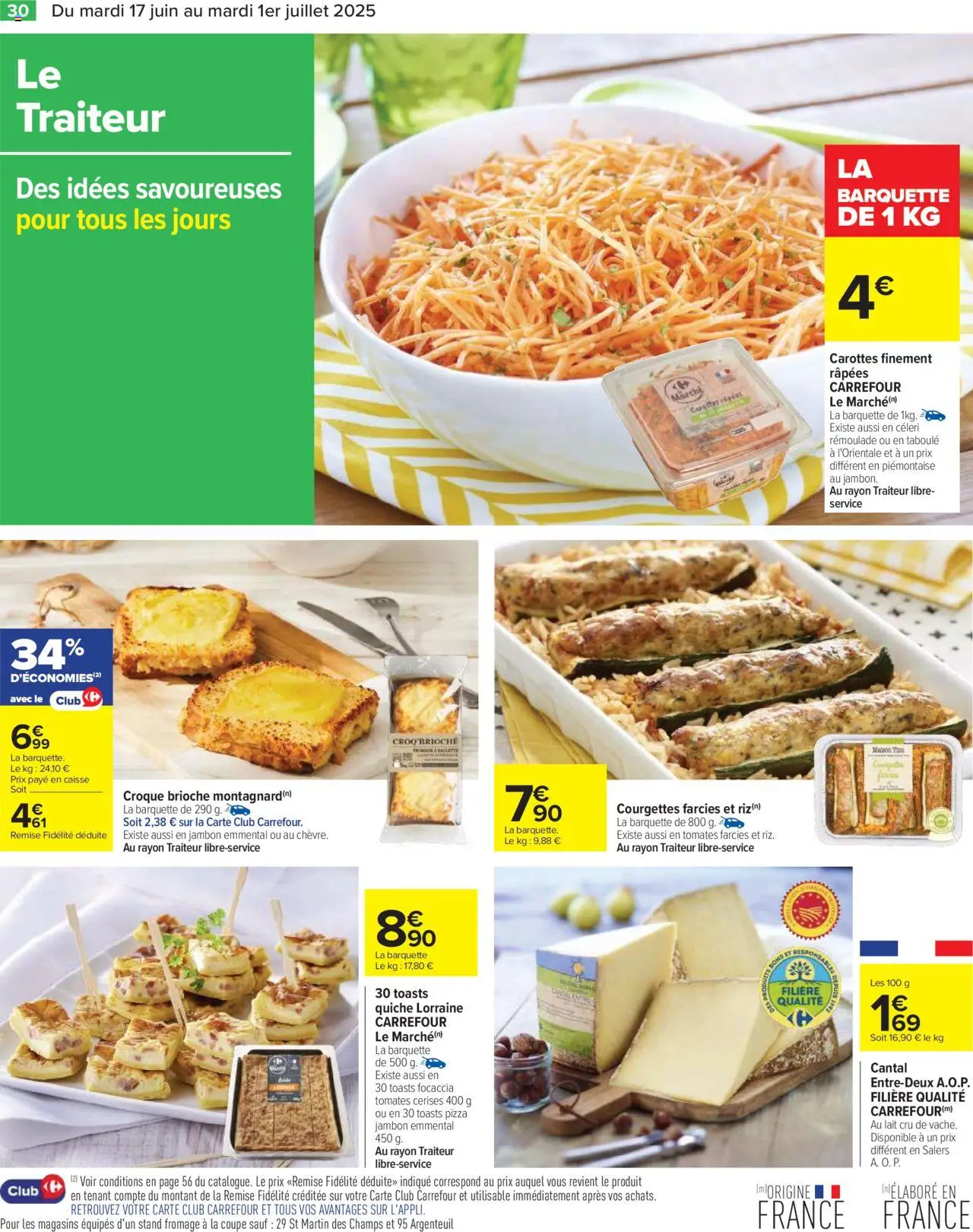  | Page: 32 | Produits: Carottes, Cerises, Lait, Tomates