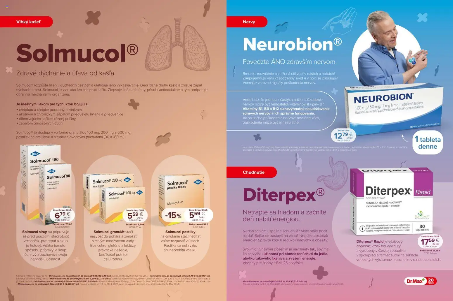 Nové Dr. Max akcie – leták je platný od 01.03.2026 | Strana: 8