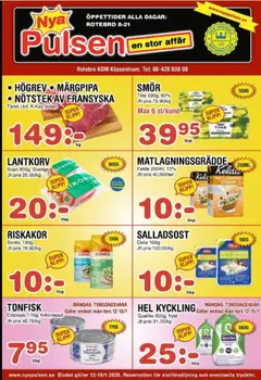 Nya Pulsen - erbjudanden - Förhandsvisning av reklamblad från butik Nya Pulsen aktuell från 12.01.2026