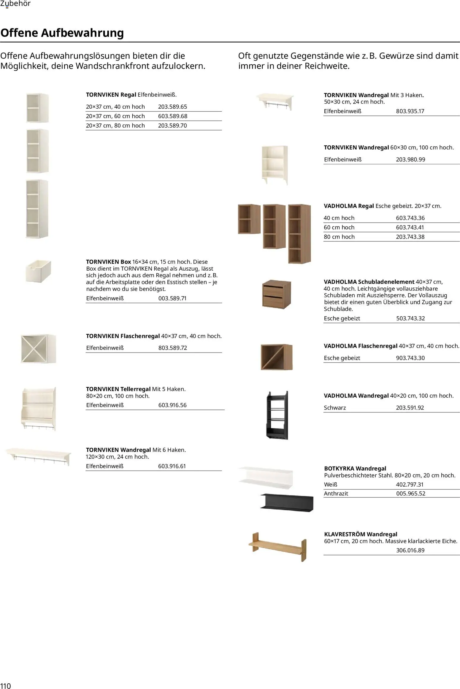 Ikea Küchen  – gültig ab 02.01.2026 | Seite: 110 | Produkte: Wandregal, Regal, Box, Gewürze