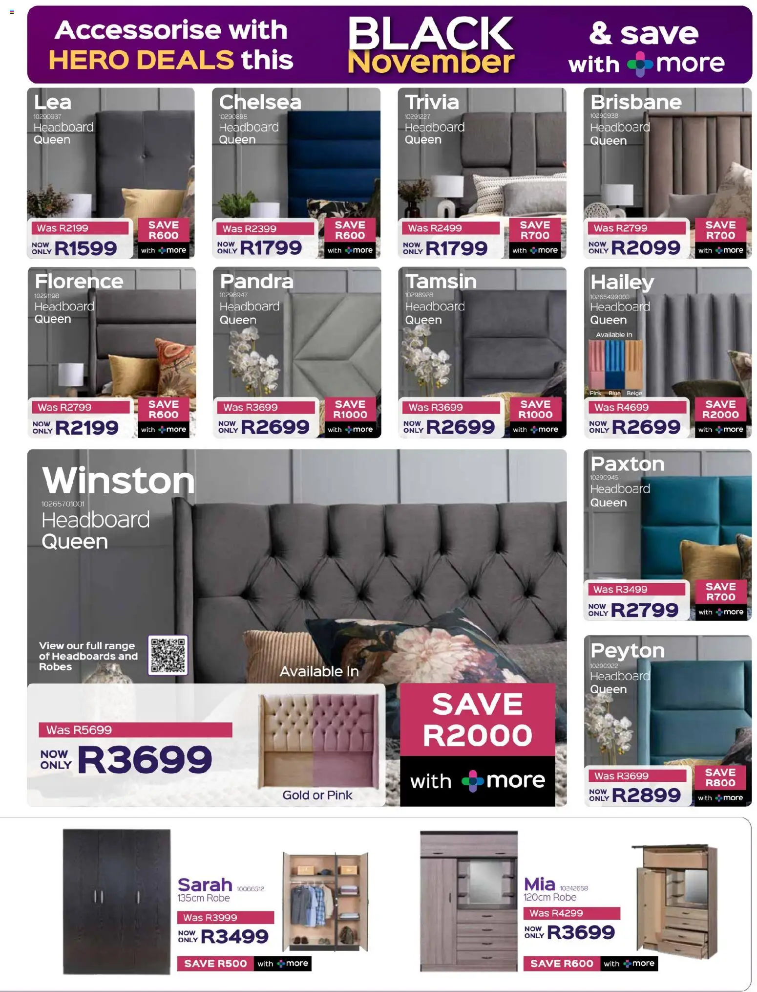 New Sleepmasters catalogue – valid from 10.11.2025 | Page: 11 | Products: Headboard