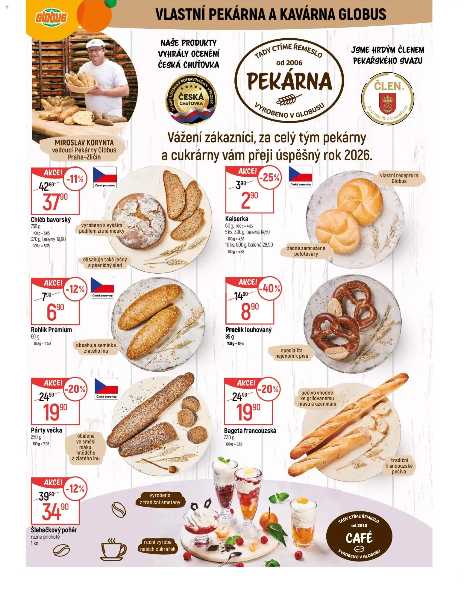 Globus leták - Praha Zličín od 27.12.2025 | Strana: 5 | Produkty: Chléb, Rohlík, Pohár, Semínka