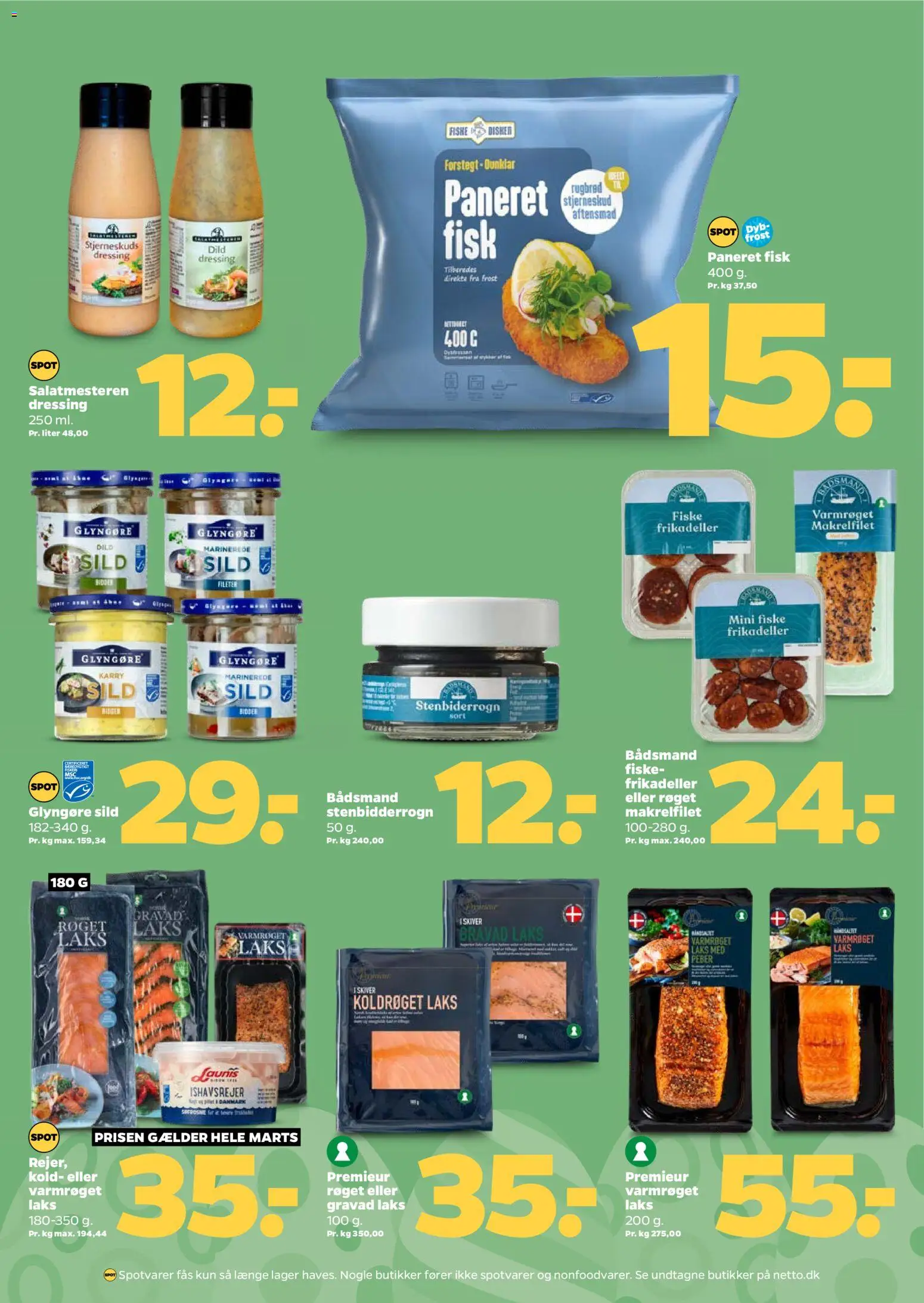 Netto tilbudsavis – gyldig fra 21.03.2026 | Side: 8 | Produkter: Karry, Frikadeller, Sild, Rugbrød