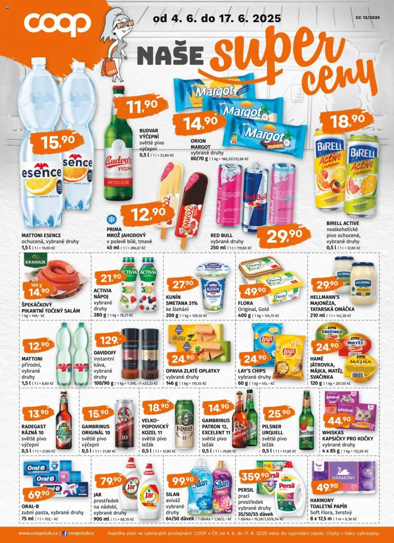 Trefa leták od 11.06.2025 | Strana: 9 | Produkty: Pivo, Velkopopovický Kozel 11, Hellmann's, Lay's