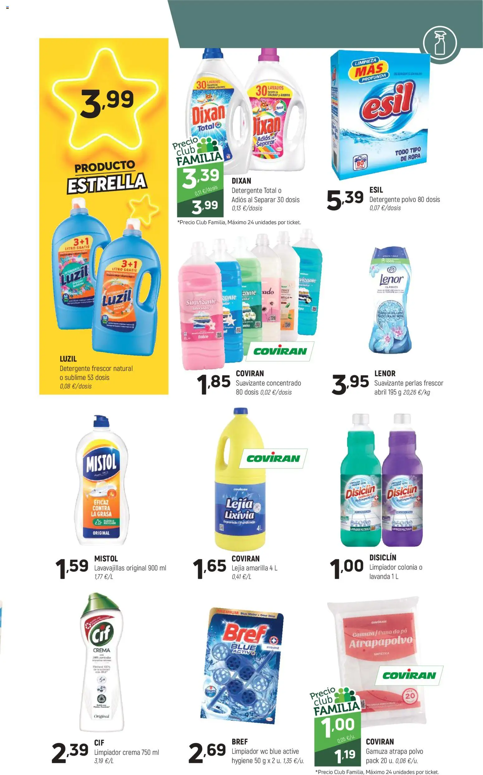 Coviran - Albacete │ válido desde el 13.01.2026 | Página: 15 | Productos: Polvo, Crema, Suavizante, Lavavajillas