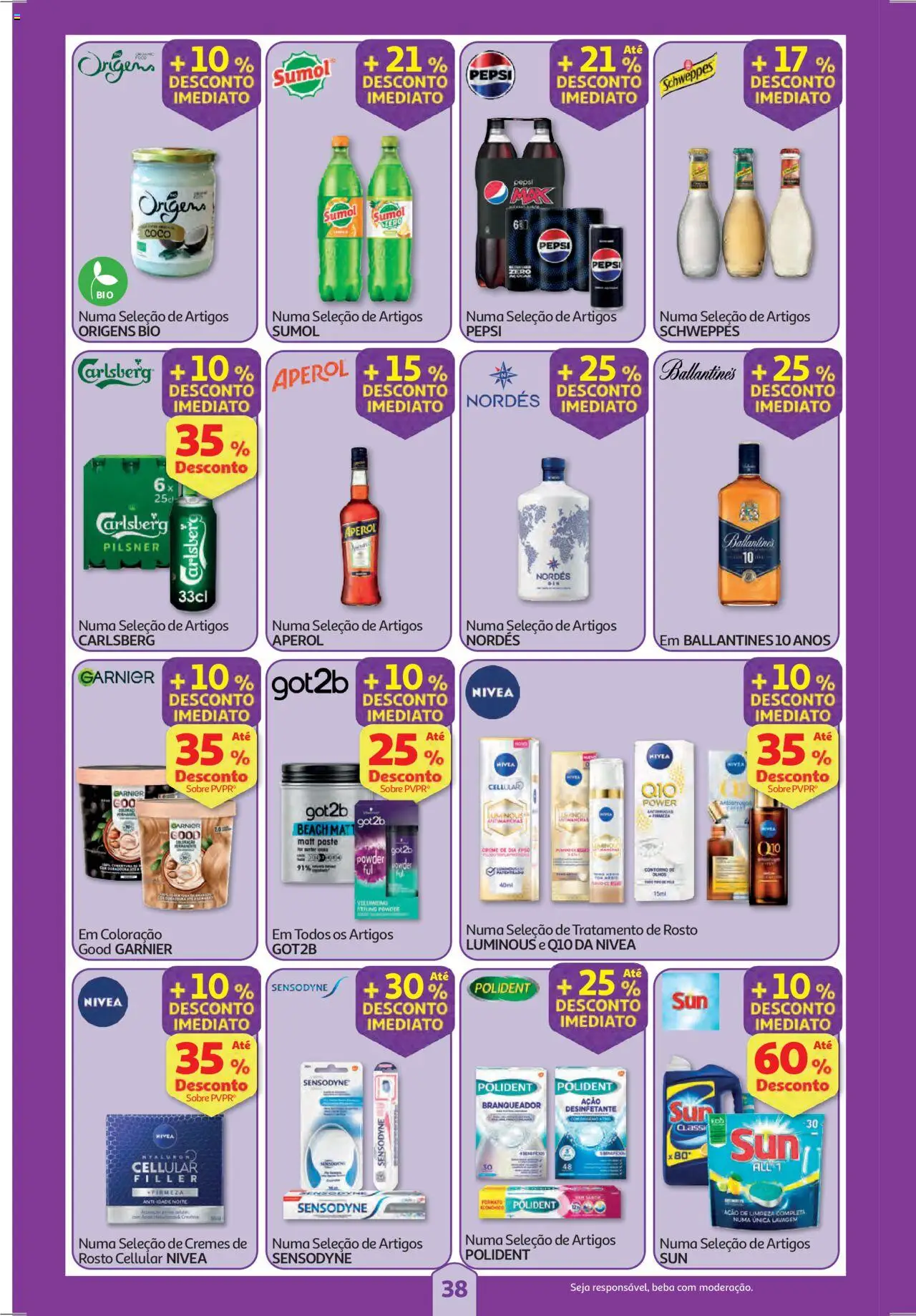 Auchan folheto │ válido de 11.09.2025 | Página: 38 | Produtos: Aperol, Creme