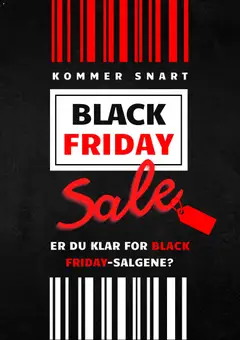 Forhåndsvisning av CC Mat - Black Friday Varsel gyldig fra 31.10.2025