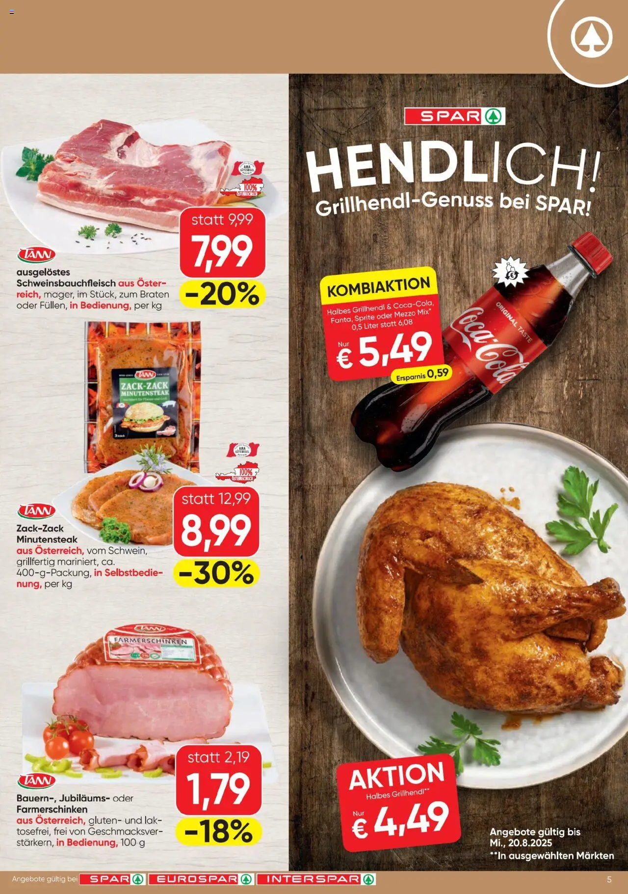Spar Flugblatt gültig ab 24.07.2025 | Seite: 5