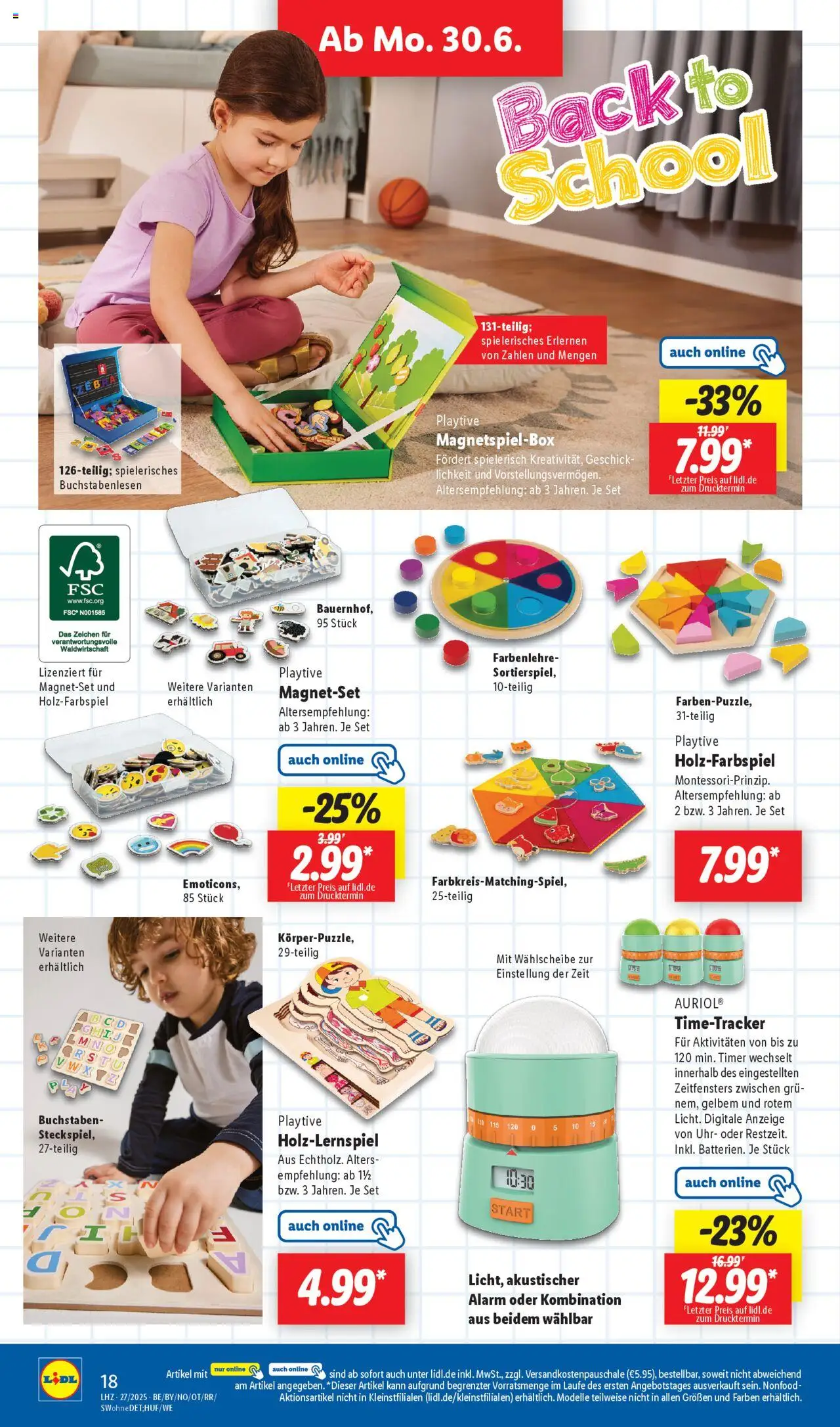 Lidl - Hamburg, Bremen - gültig ab dem 30.06.2025 | Seite: 6 | Produkte: Box, Uhr