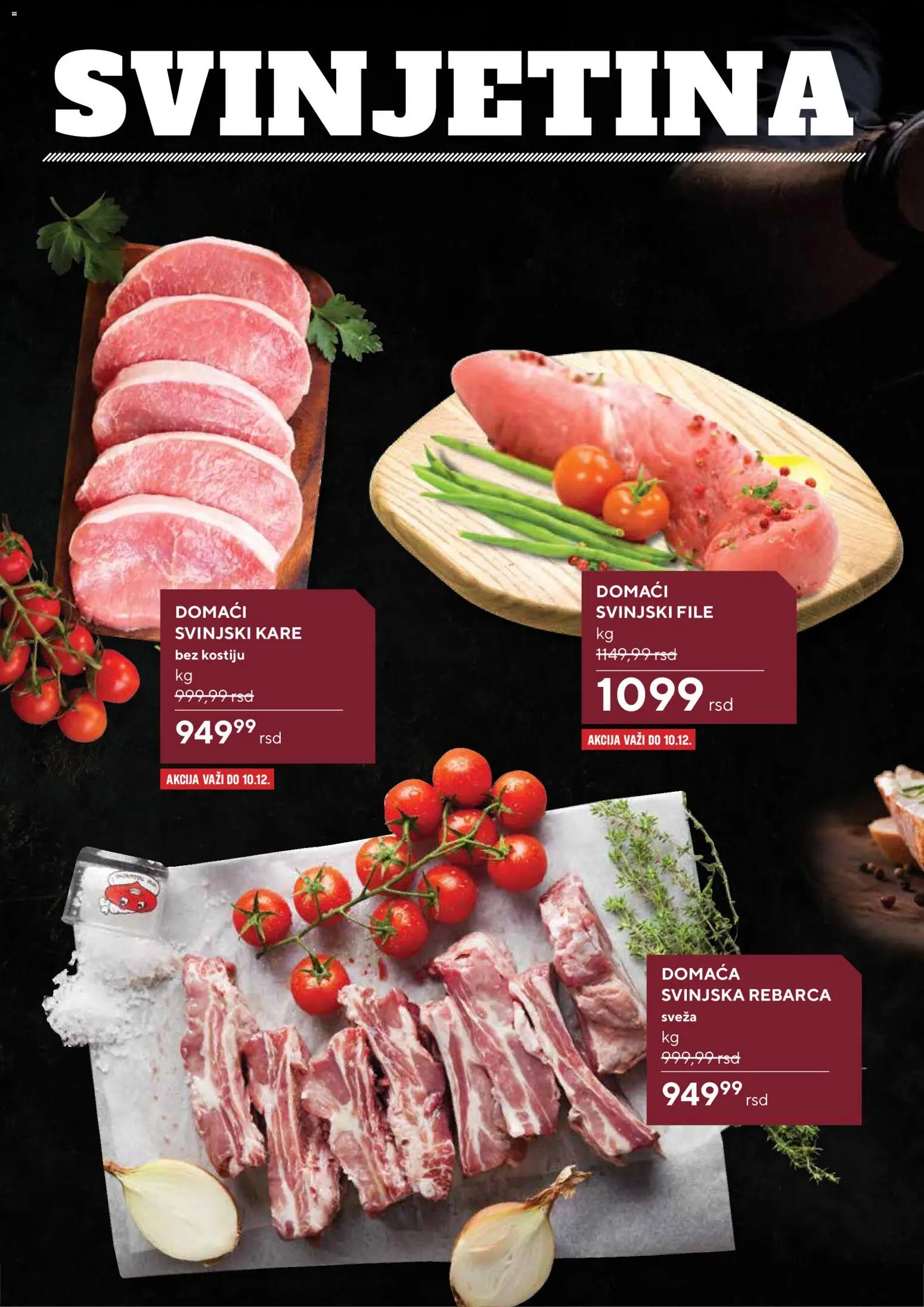 Roda katalog - važi od 27.11.2025 | Strana: 6 | Proizvode: Svinjski file, Svinjski kare, Svinjetina