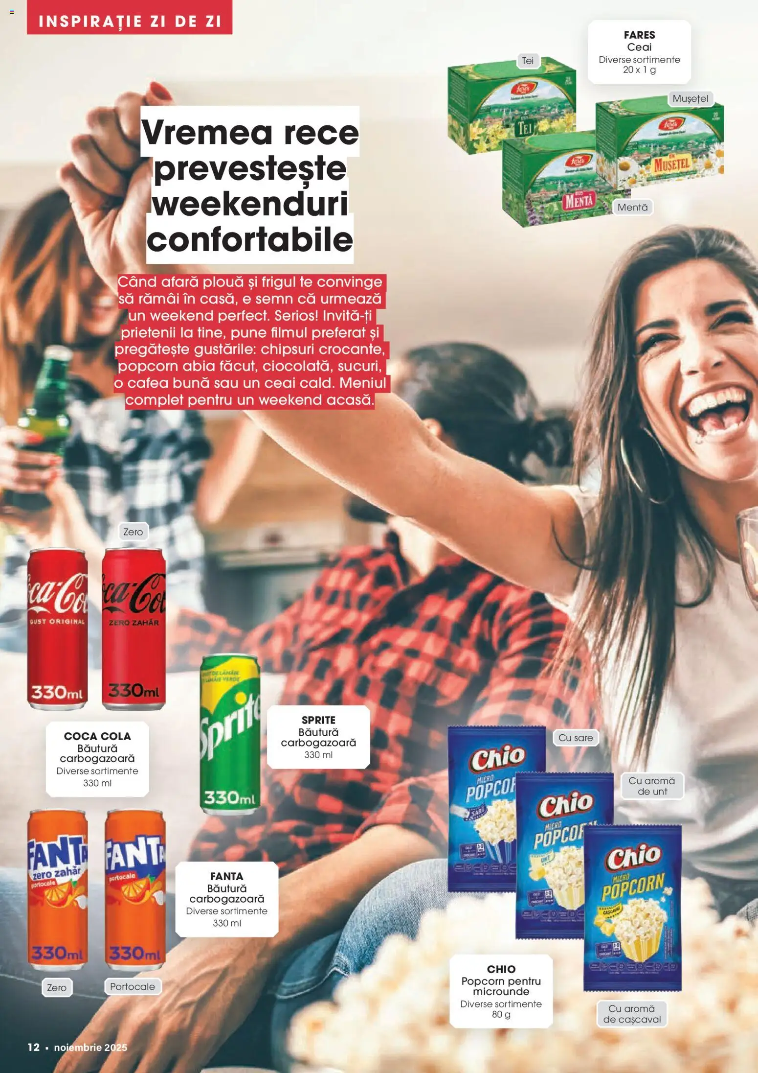 Noul catalog Mega Image – valabil de la 30.10.2025 | Pagină: 12 | Produse: Amerikan servis, Unt, Chipsuri, Sare
