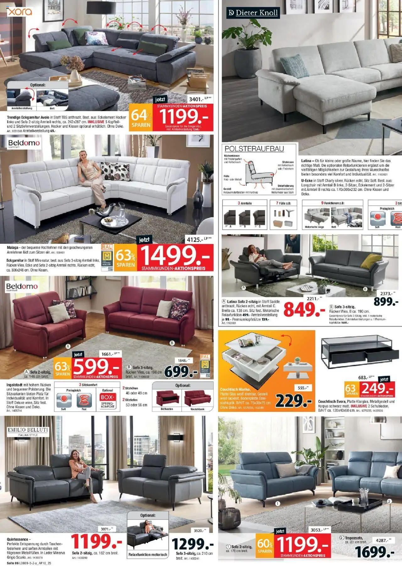 Zurbrüggen Best Deals – gültig ab 20.09.2025 | Seite: 6 | Produkte: Hocker, Kissen, Sofa, Box
