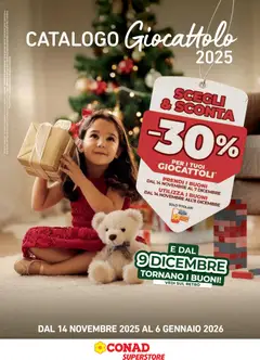 Anteprima del volantino Conad Superstore Giocattolo catalogo valido a partire dal 14.11.2025