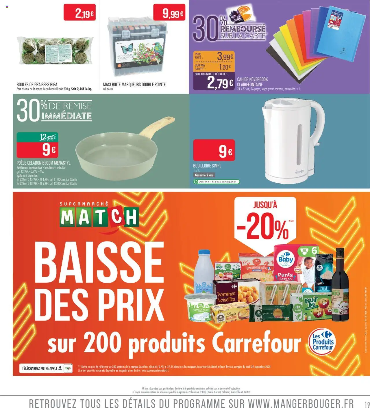  | Page: 19 | Produits: Noisettes, Ciseaux, Fromage, Pommes