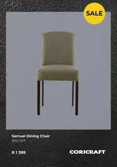 Coricraft specials catalogue – valid from 23.10.2025 | Page: 6 | Products: Chair