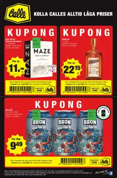Calle - Svenske kupontilbud gyldig fra 02.01.2026
