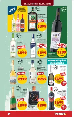 KOCH BOR, 3-féle, 0,75 liter - amely érvényes a következő dátumtól: 11.12.2025 | Oldal: 23