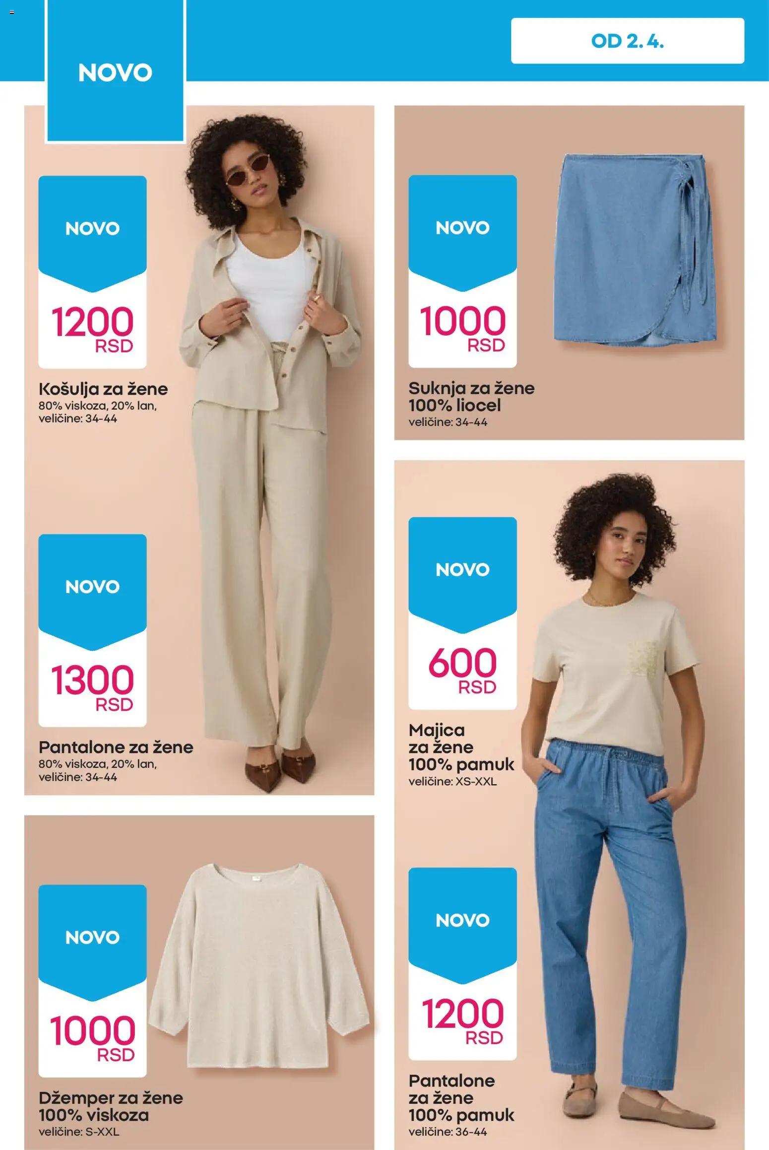 Pepco katalog - važi od 02.04.2026 | Strana: 8 | Proizvode: Suknja, Košulja, Džemper, Pantalone