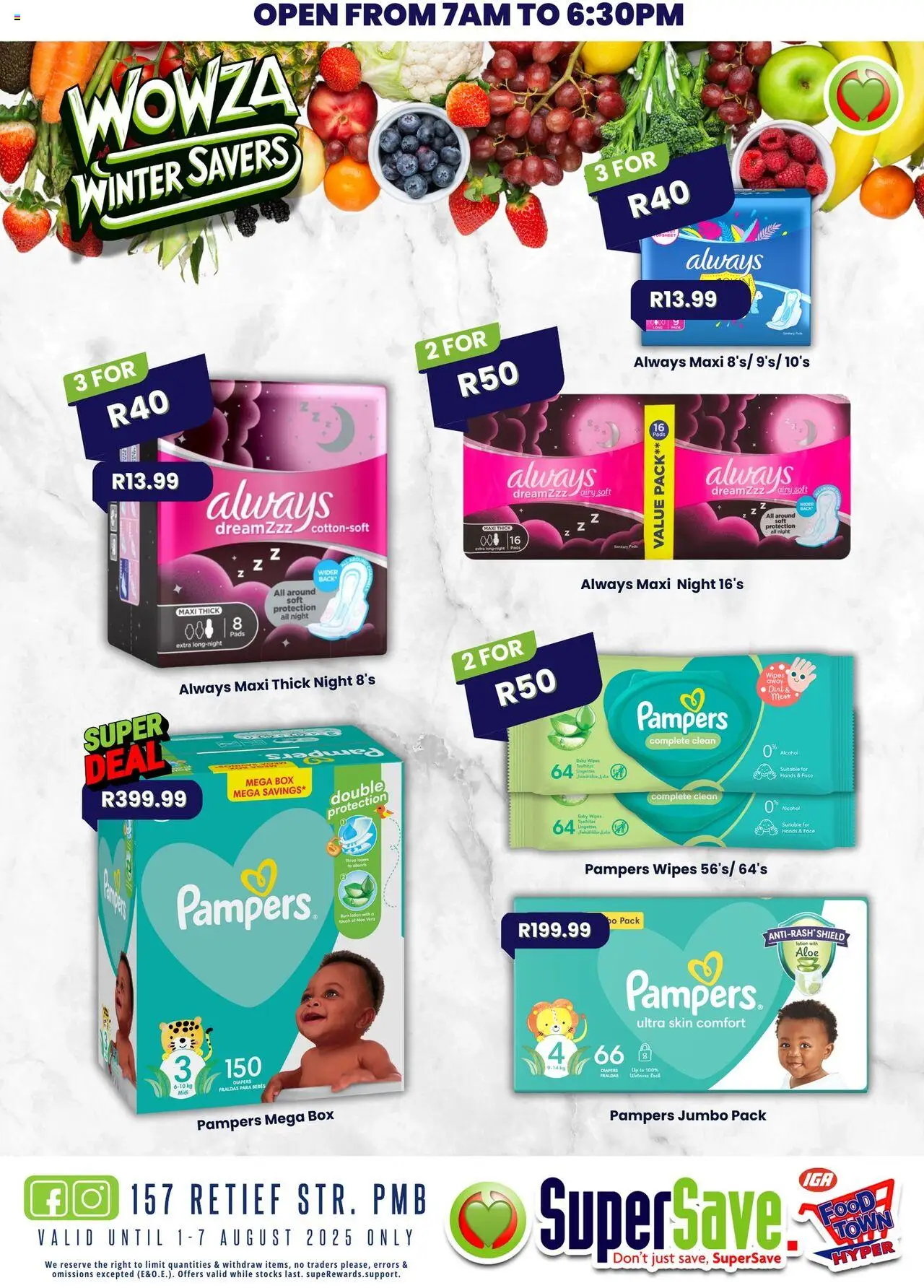 Super Save Specials │ valid from 08.08.2025 | Page: 14 | Products: Box, Pads, Lotion