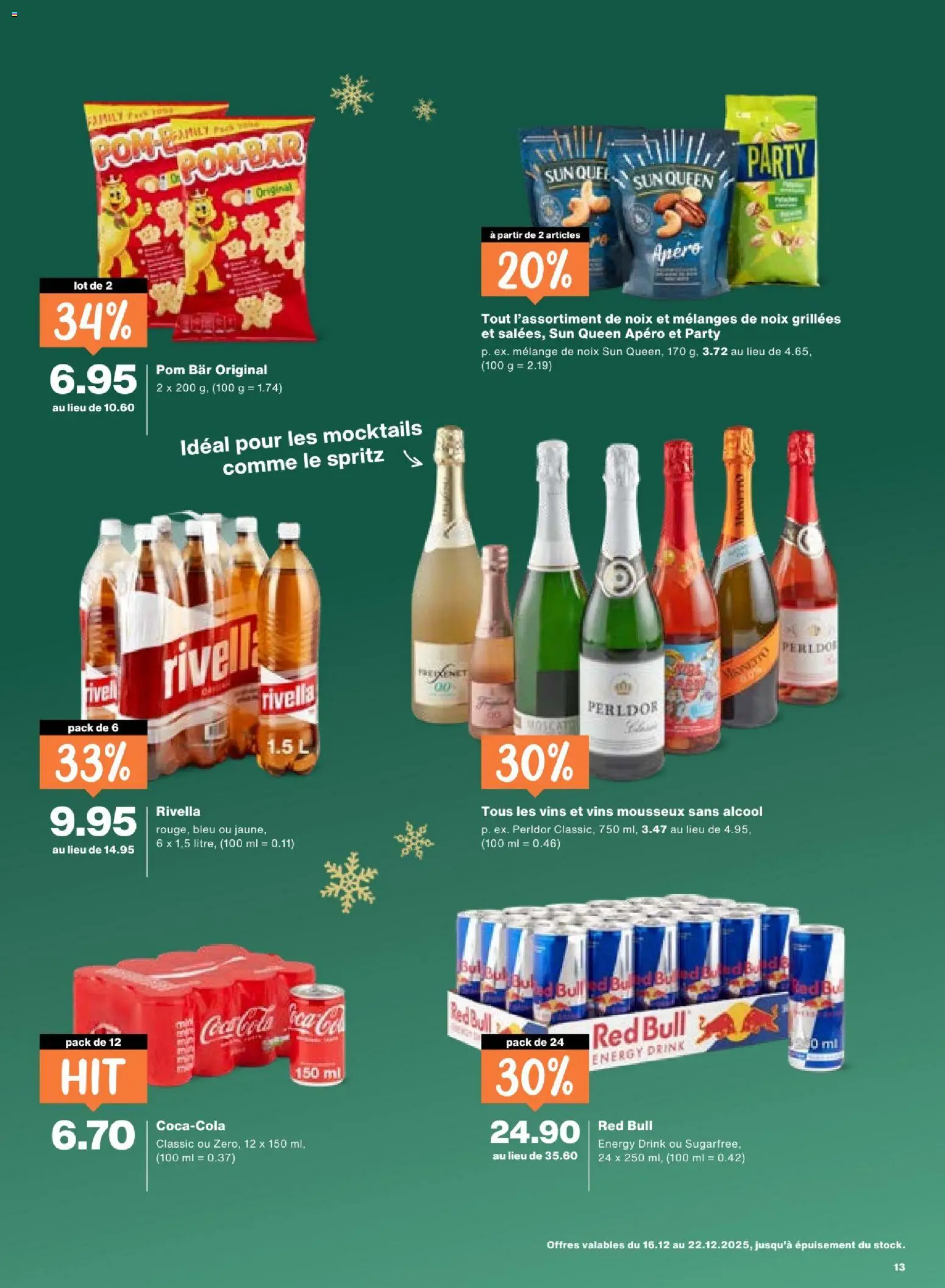 Migros Aktionen FR – gültig ab 16.12.2025 | Seite: 13 | Produkte: Red bull, Coca Cola