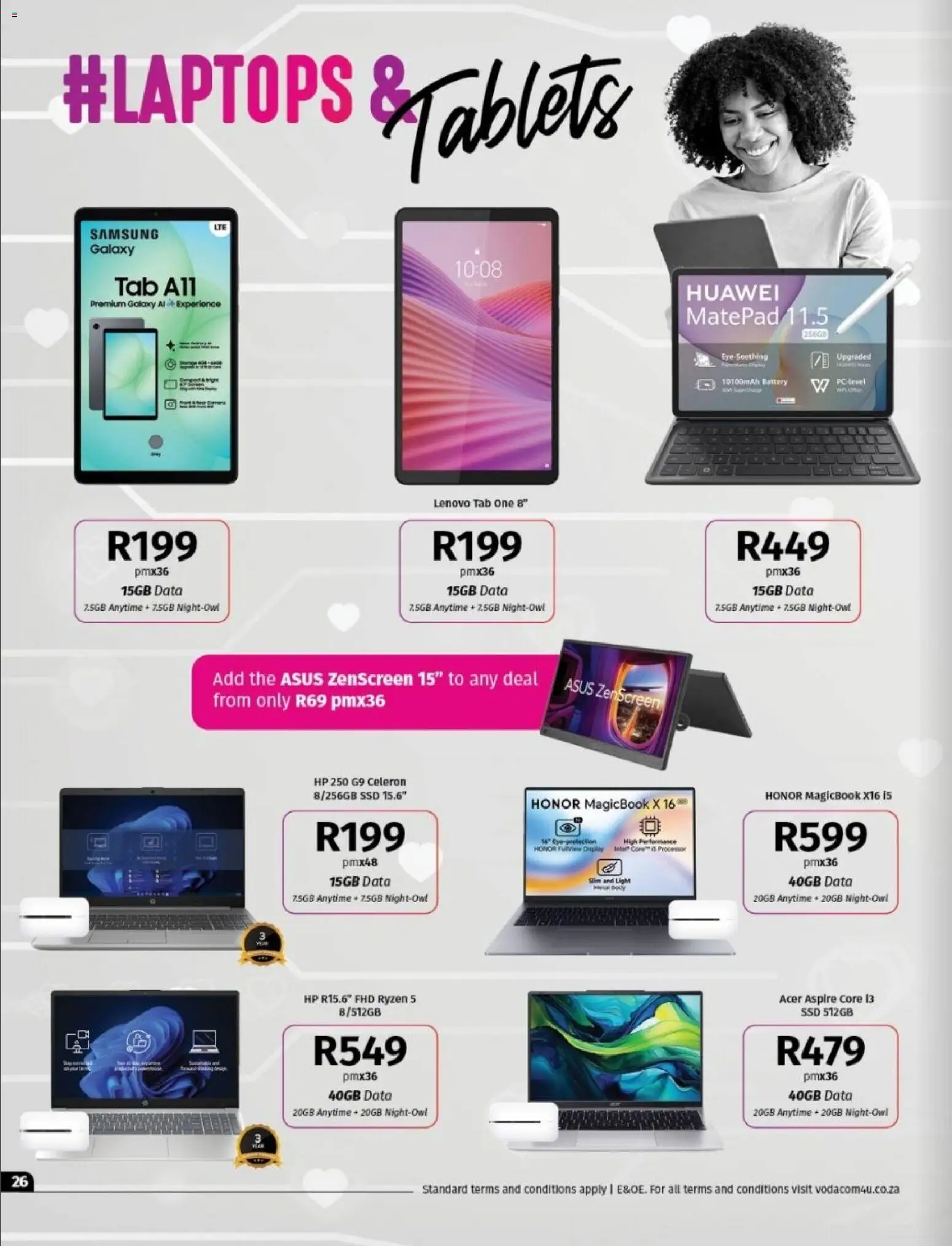 New Vodacom catalogue – valid from 06.02.2026 | Page: 26 | Products: Data, Battery, Light