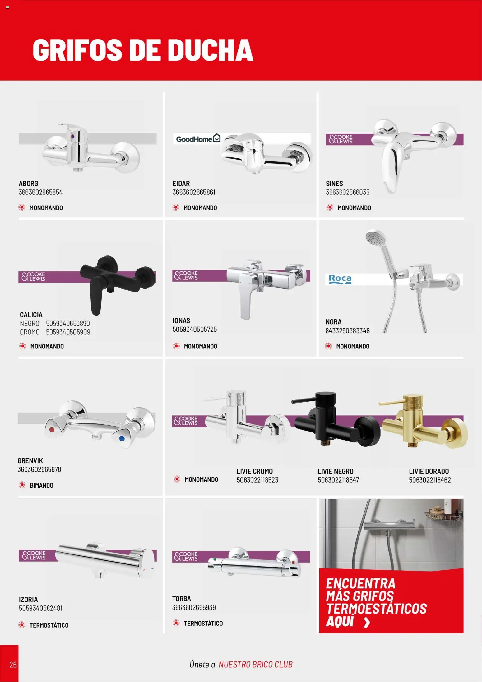 Brico Depôt Baños │ válido desde el 02.03.2026 | Página: 26 | Productos: Ducha