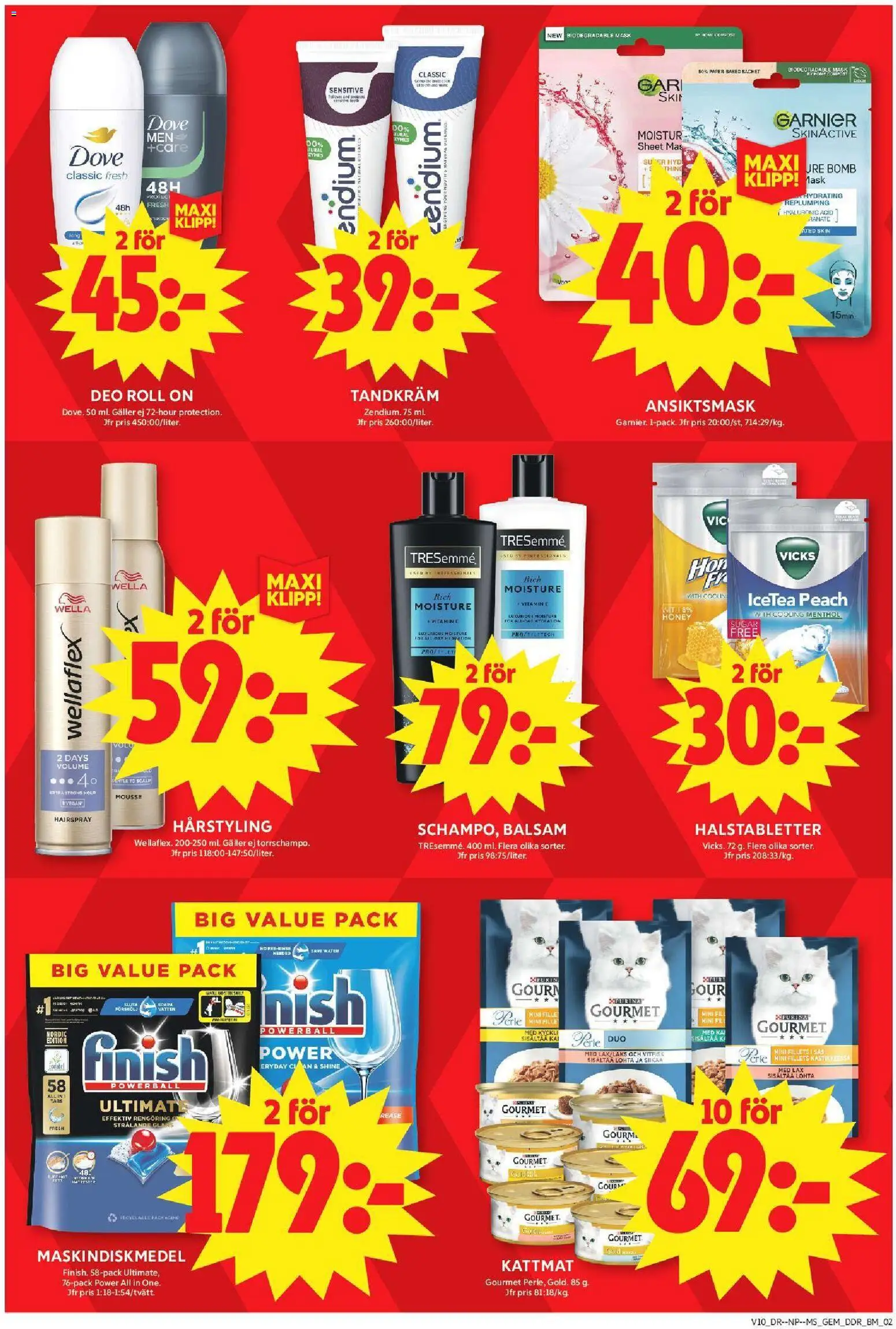 ICA Maxi reklamblad aktuell från 02.03.2026 | Sida: 7 | Produkter: Gem, Balsam, Te, Kattmat