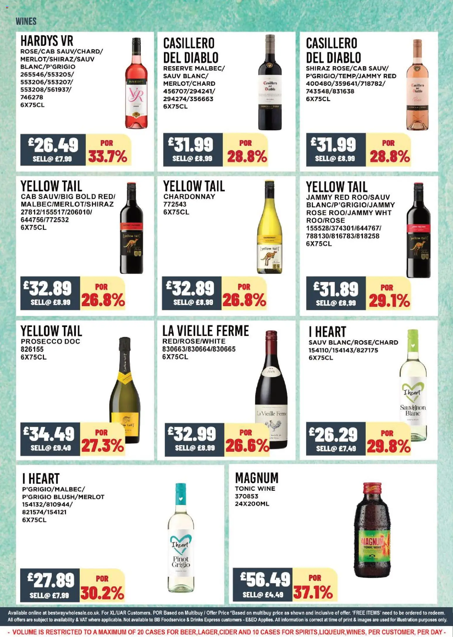 {H1} | Page: 6 | Products: Prosecco, Wine