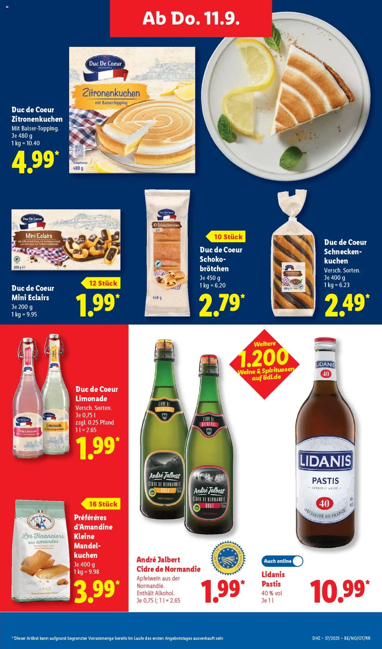 Lidl - Prospekt Bestwig – gültig ab 08.09.2025 | Seite: 49 | Produkte: Limonade, Kuchen