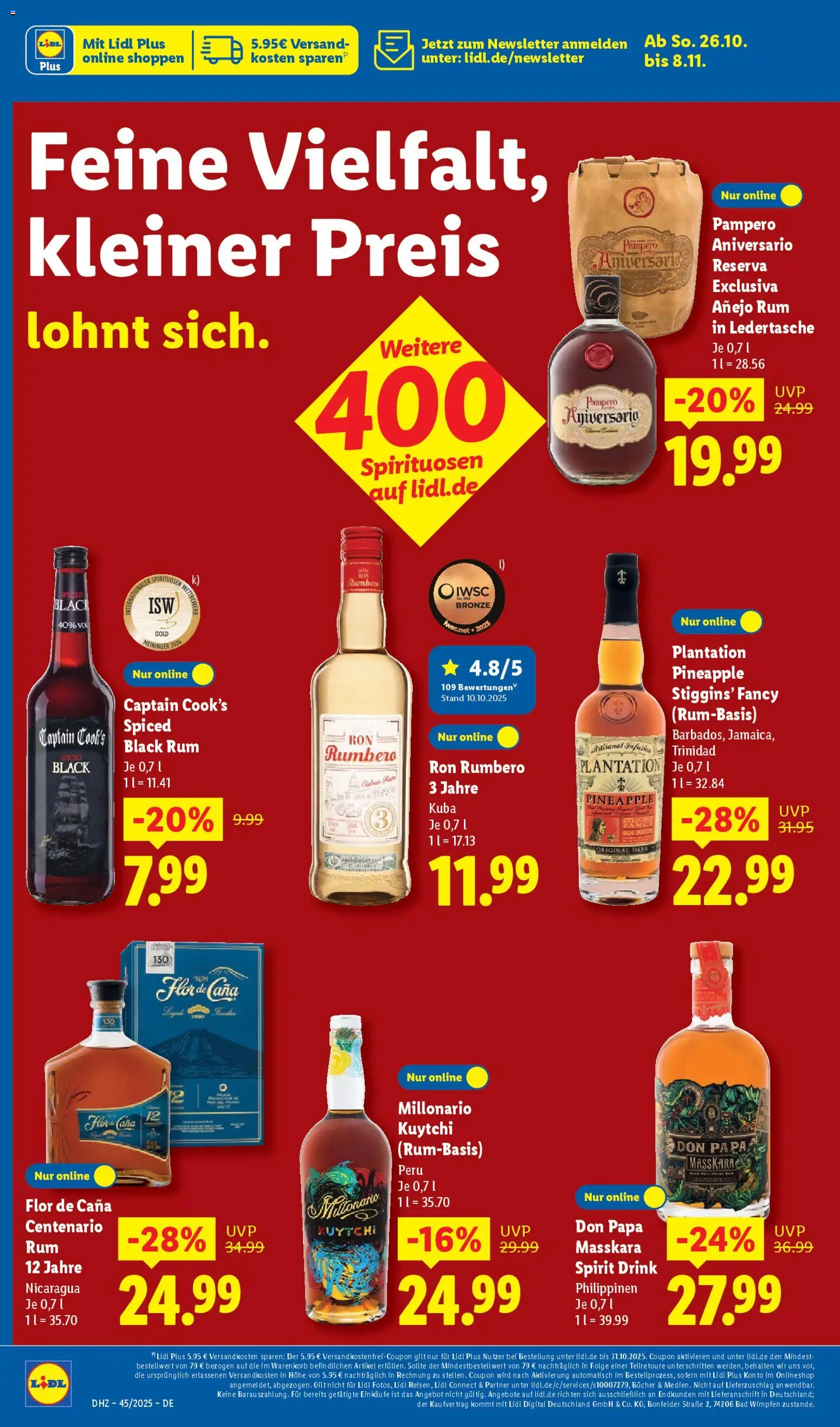 Lidl Prospekt Zossen – gültig ab 03.11.2025 | Seite: 32 | Produkte: Rum, Bad