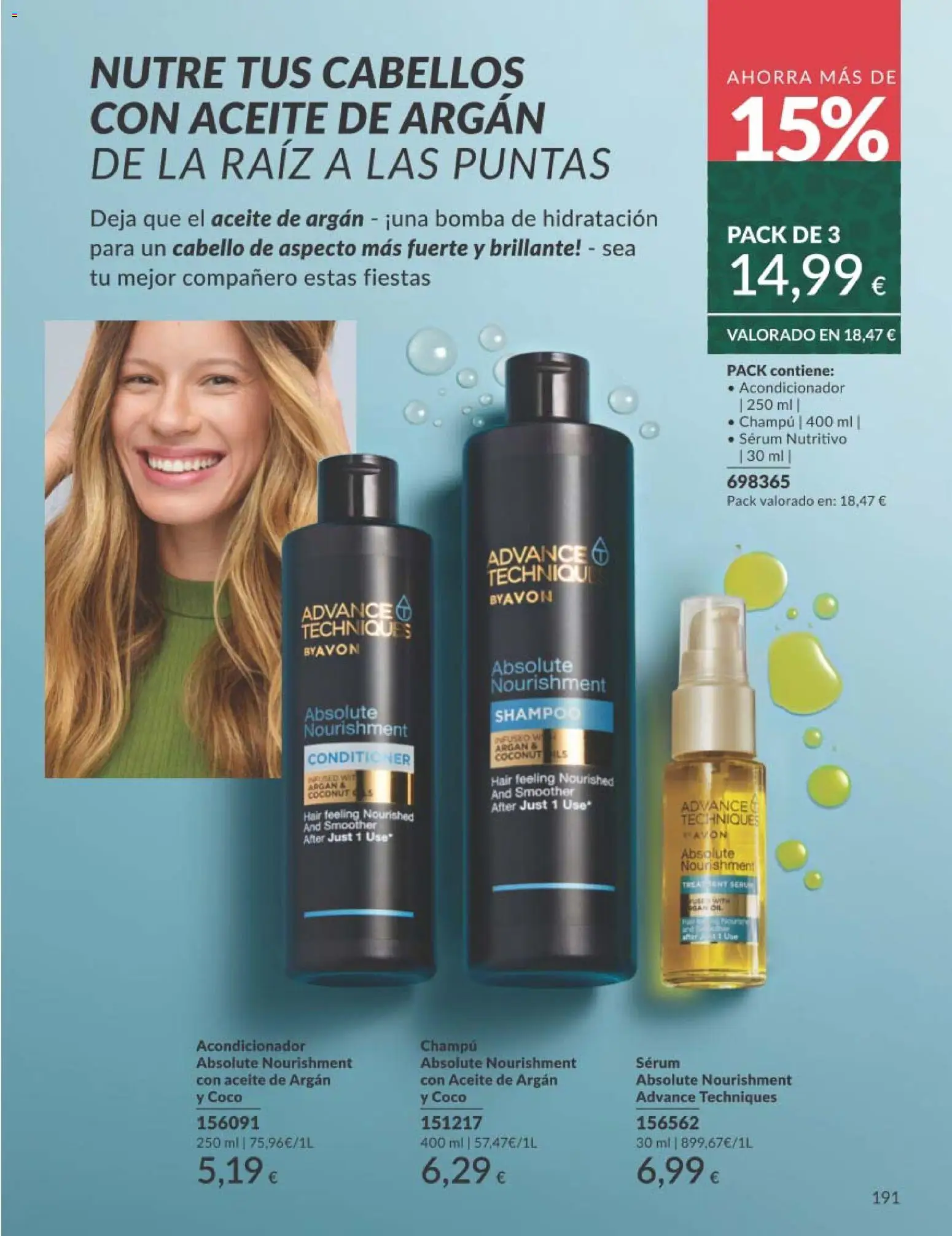 Catálogo AVON campaña 11 Black Friday │ válido desde el 01.11.2025 | Página: 191 | Productos: Acondicionador, Sérum, Aceite, Aceite de argán