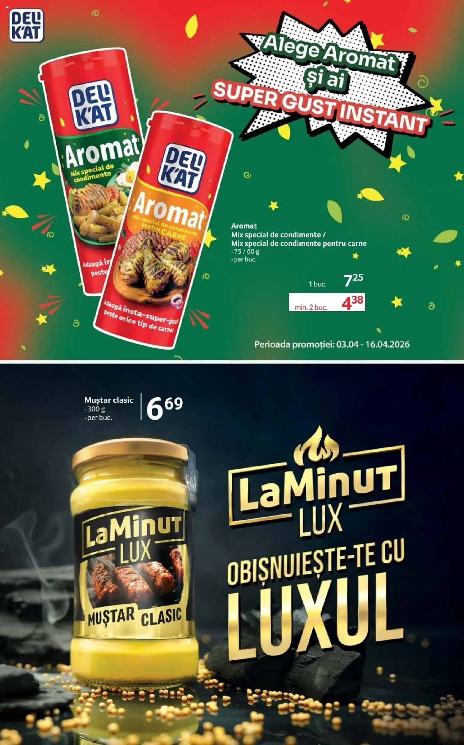 Noul catalog Selgros – valabil de la 03.04.2026 | Pagină: 18 | Produse: Pește, Muștar, Condimente