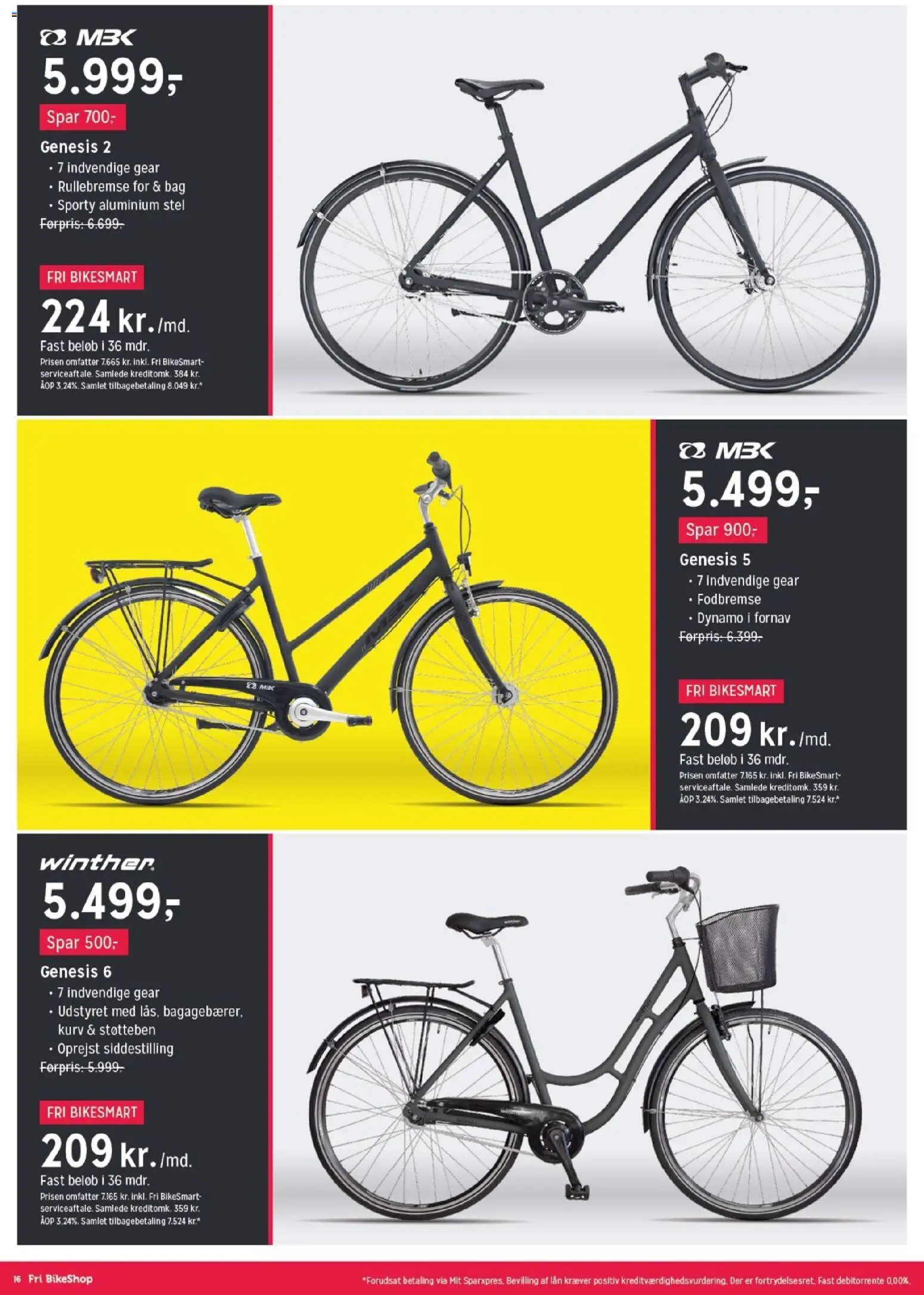 Fri BikeShop tilbudsavis – gyldig fra 29.12.2025 | Side: 16 | Produkter: Kurv