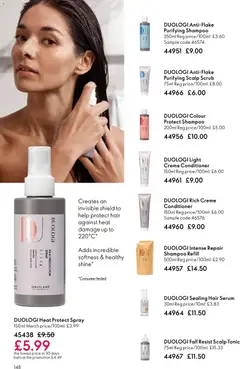 Preview of Oriflame - Offers valid from 03.12.2025 | Page: 148 | Products: Shampoo, Conditioner