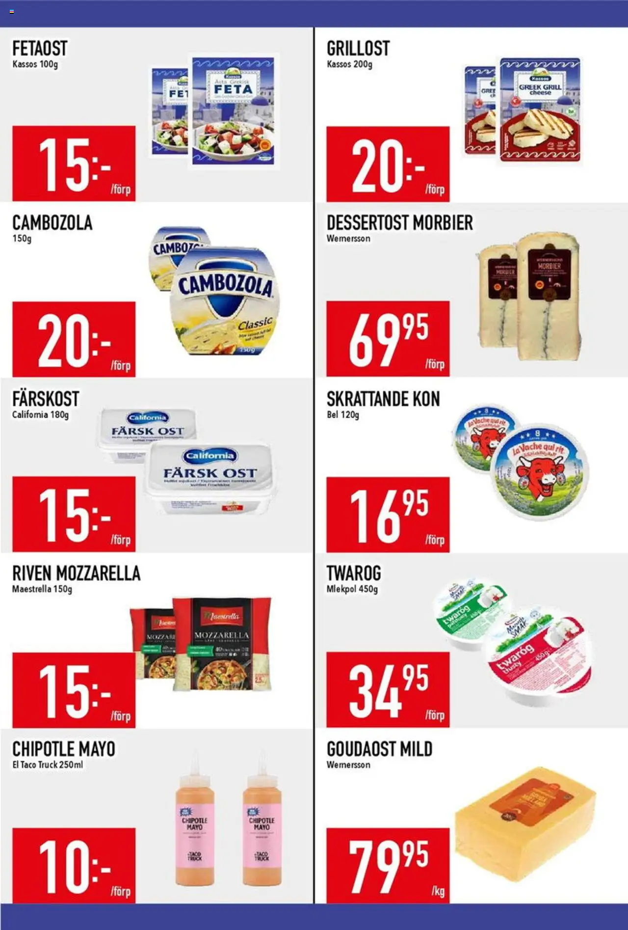 Matdax reklamblad aktuell från 23.06.2025 | Sida: 9 | Produkter: Grill, Grillost, Fetaost, Ost