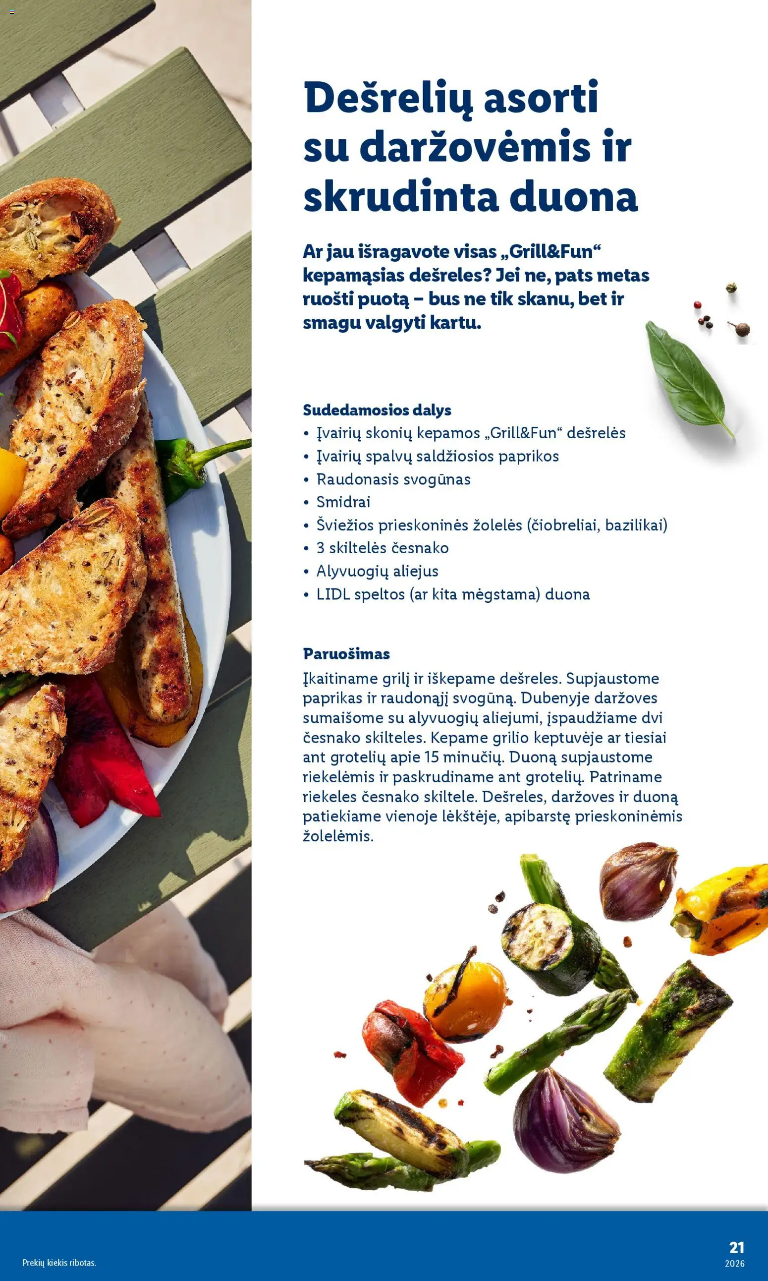 LIDL akcijos nuo 06.04.2026 | Puslapis: 21 | Prekių: Paprika, Lašišos, Druska