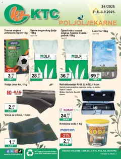 Katalog poljoljekarni KTC - Pregled kataloga iz trgovine KTC, vrijedi od 21.08.2025