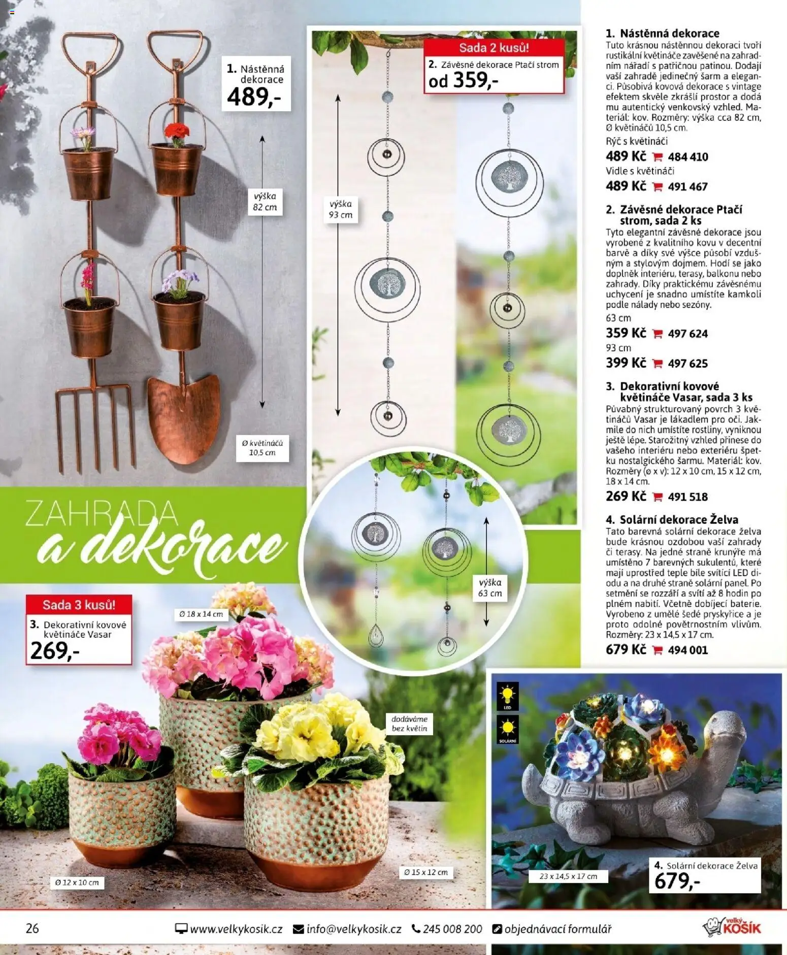 Velký Košík katalog únor 2026 od 01.02.2026 | Strana: 26 | Produkty: Zahrada, Nářadí, Rýč, LED